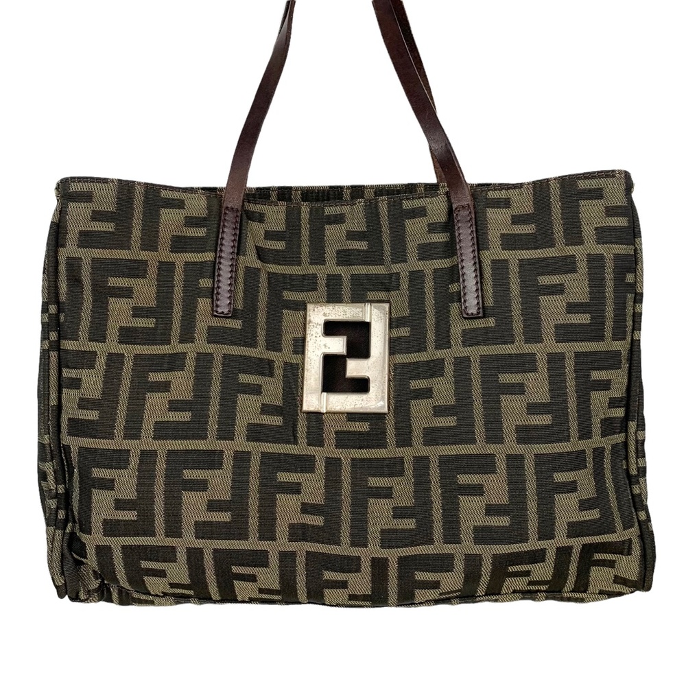 FENDI Zucca Monogram Logo Tote Bag - Picture 1 of 11